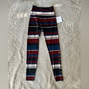 NWT Beyond Yoga X Cycle Bar Lux Fallen Stripe Leggings